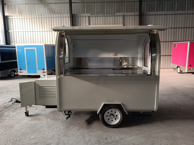 7.2ft Small Vending Trailer for the Street Food Business