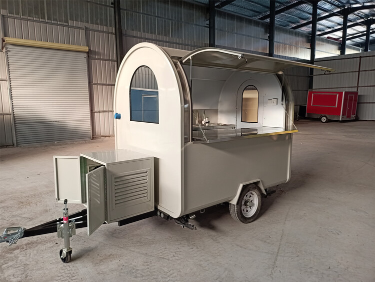 7.2ft Small Vending Trailer for the Street Food Business