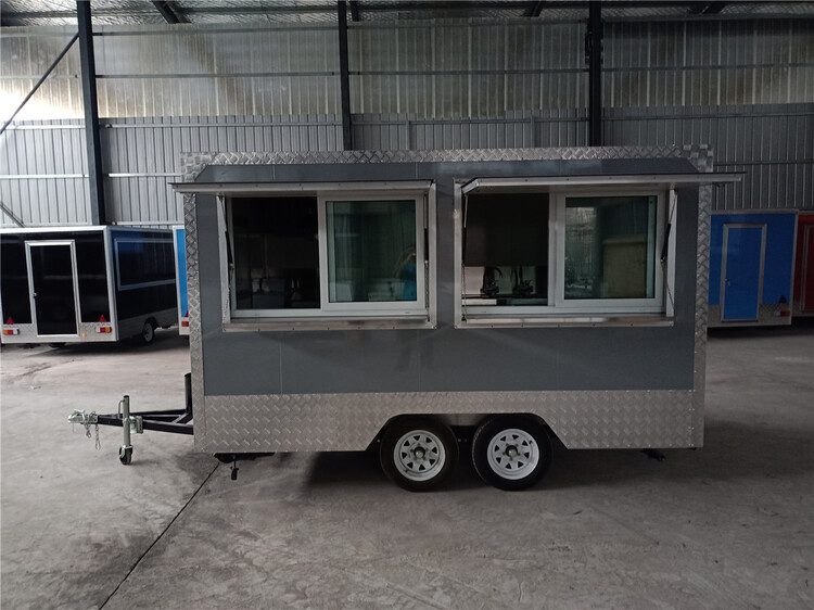 11ft Standard Mobile Commercial Kitchen Trailer for Sale