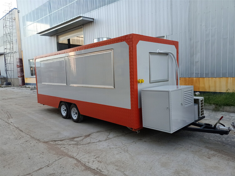 19ft Pizza Food Trailer with a Gas Pizza Oven