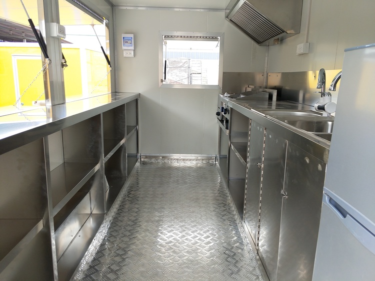 interior design of the cheap kitchen trailers for sale