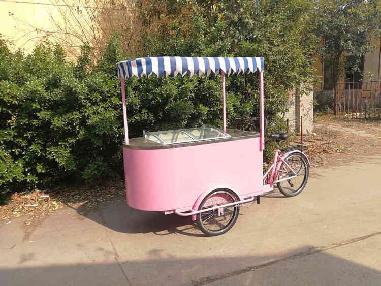 Cute Bicycle Ice Cream Cart for Sale