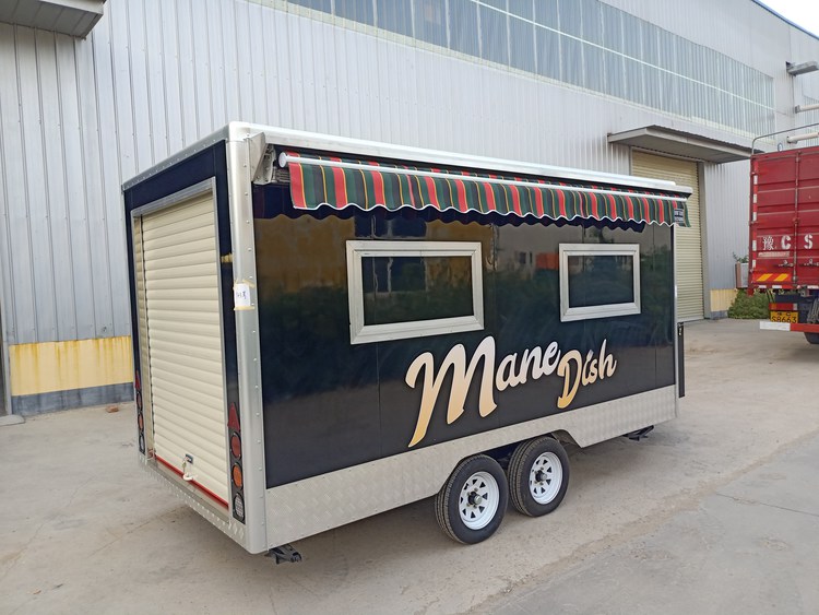 13ft Commercial Kitchen Trailer for Street Food Catering
