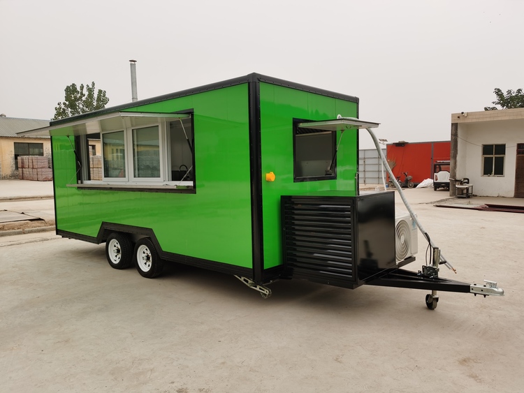 16ft Burger Trailer with Grill & Fryer
