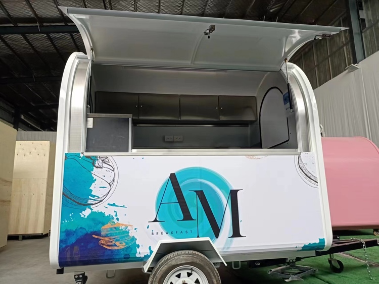 small mobile breakfast truck for sale