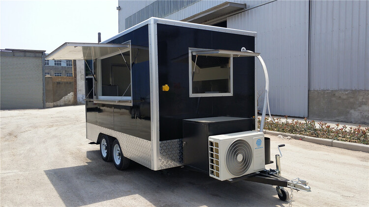 11ft black cooking trailers for sale