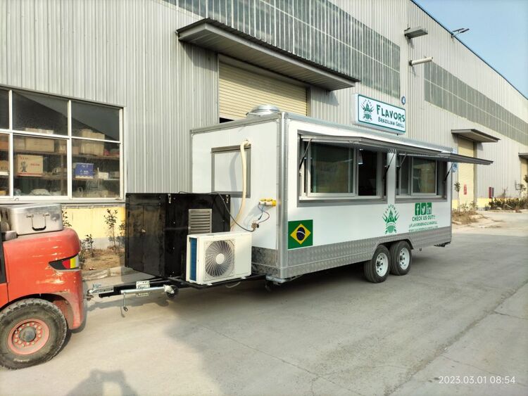 18ft custom BBQ catering trailer for sale