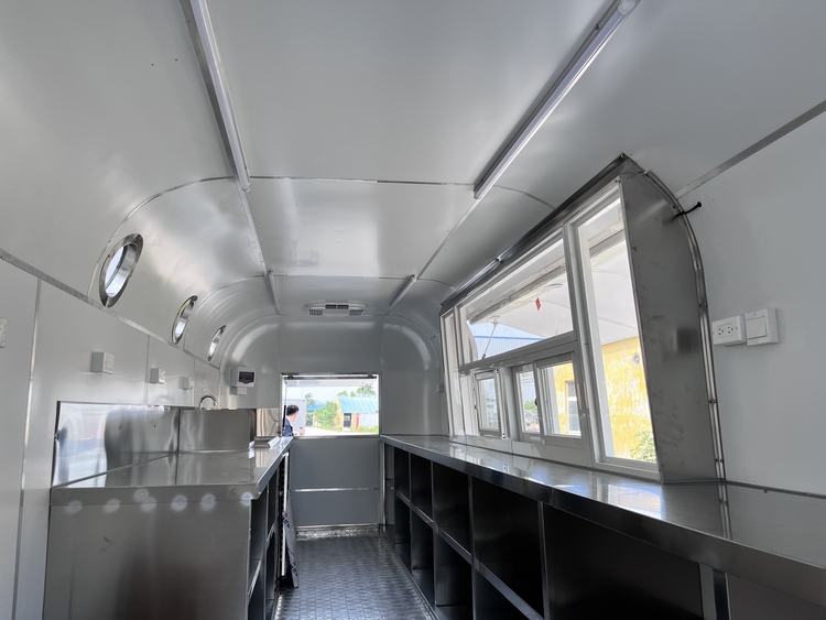 20*7ft Bubble Tea Airstream Food Truck for Sale