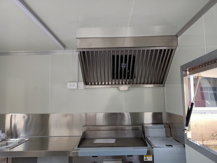 8ft small food trailer for sale with commercial kitchen equipment