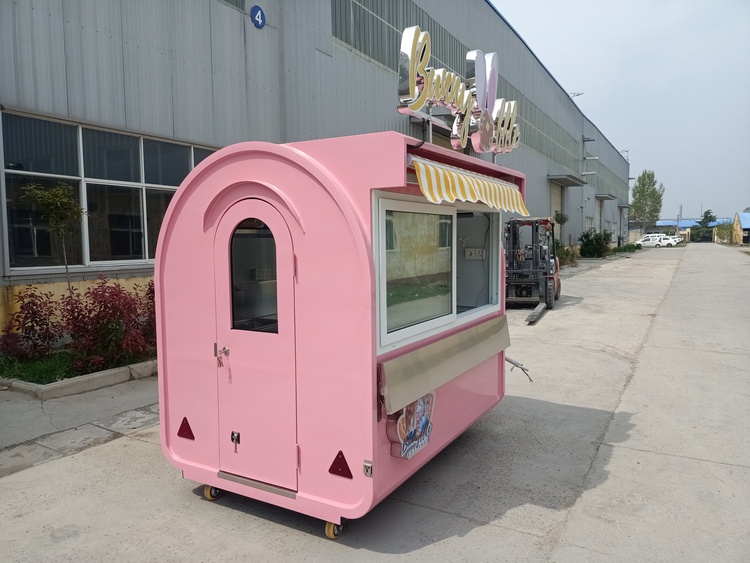 7ft Small Waffle & Ice Cream Food Kiosk for Sale