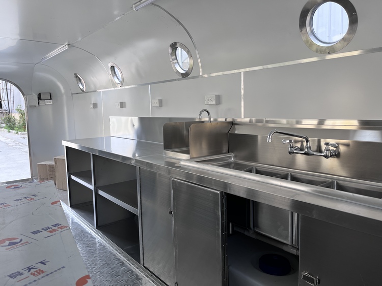 equipped bubble tea airstream food truck for sale