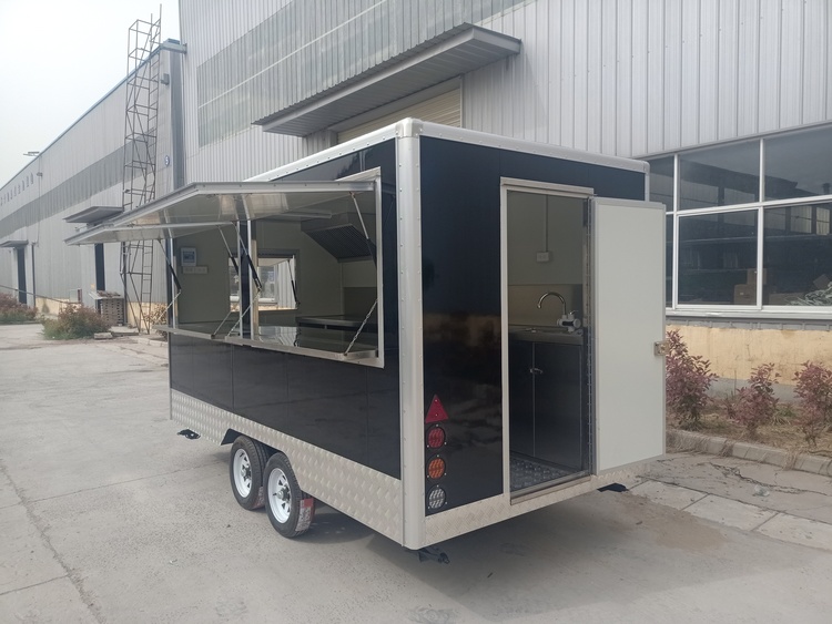 hot american food vending trailer for sale