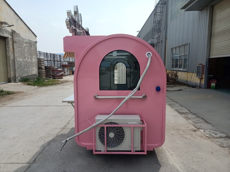 7ft Small Waffle & Ice Cream Food Kiosk for Sale