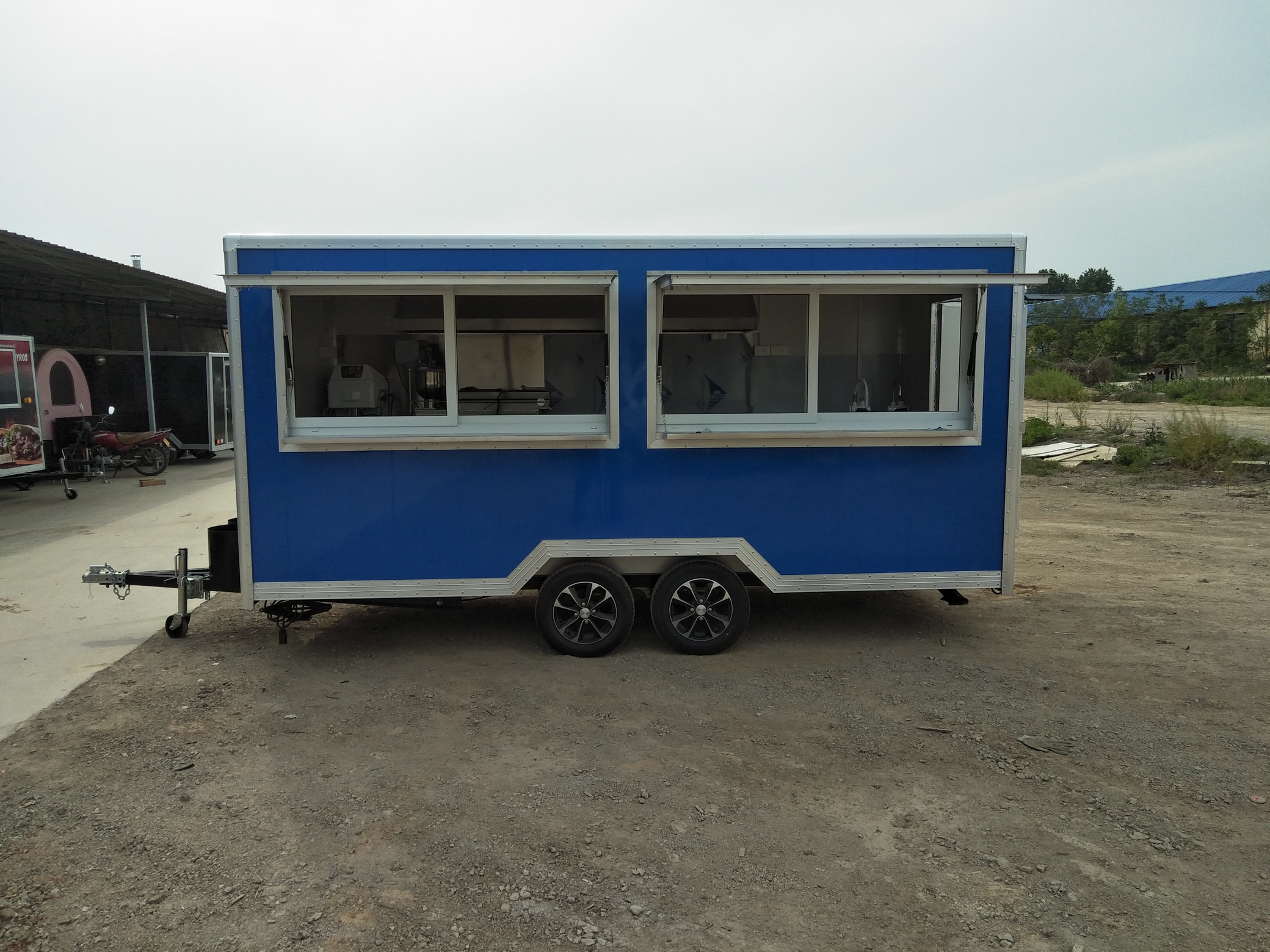 14ft Donut Concession Trailer with an Electric Donut Maker