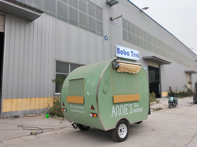 8ft Custom Built Bubble Tea Trailer for Sale