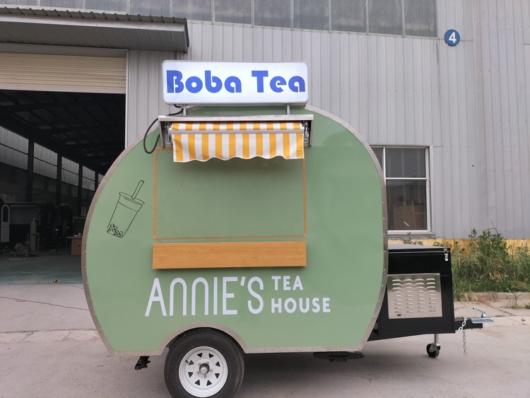 8ft Custom Built Bubble Tea Trailer for Sale