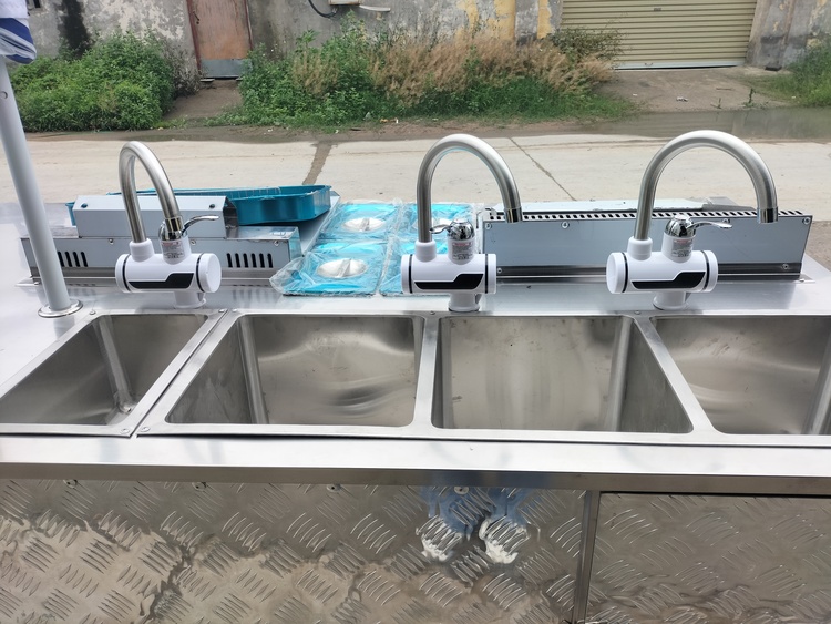 Hot Dog Cart with Grill and Fryer for Sale in US