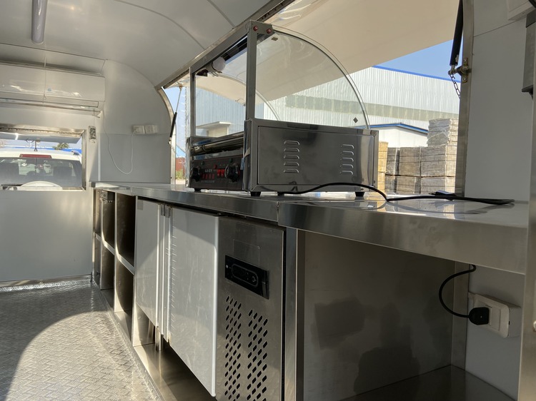 mobile airstream bar inside