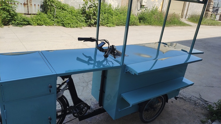 outdoor coffee bike design