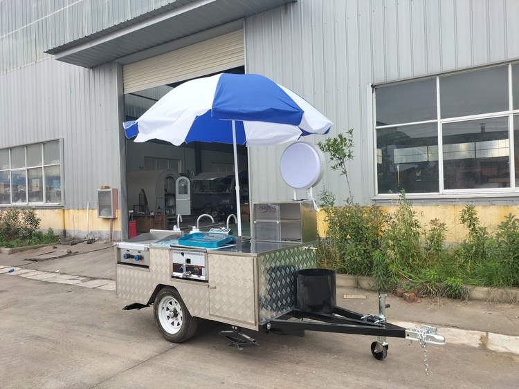 Hot Dog Cart with Grill and Fryer for Sale in US