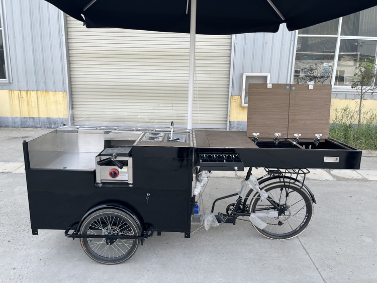 outdoor mobile crepe cart for sale