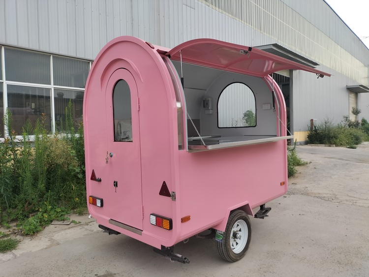 Small Mobile Ice Cream Trailer for Sale