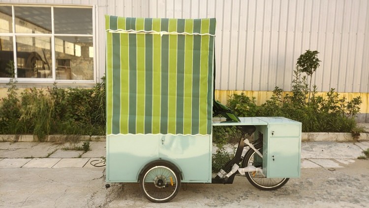 custom coffee bike cart for sale