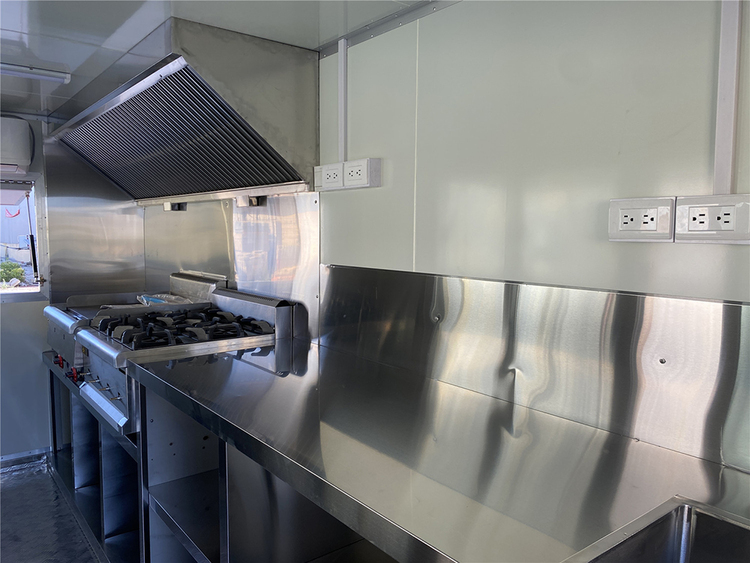 fully equipped container kitchen