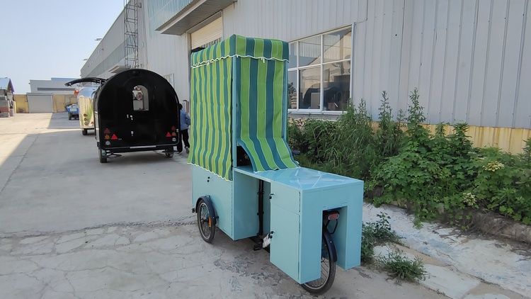 portable coffee bike cart