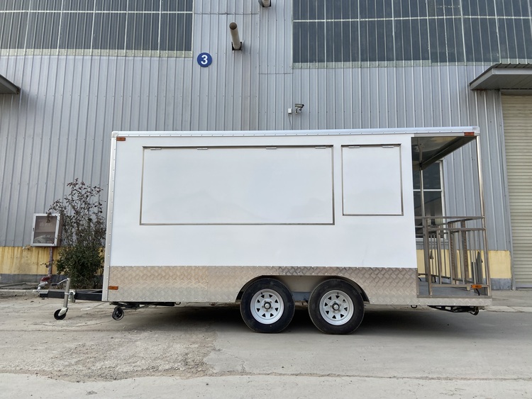 custom built mobile bbq trailer with porch 