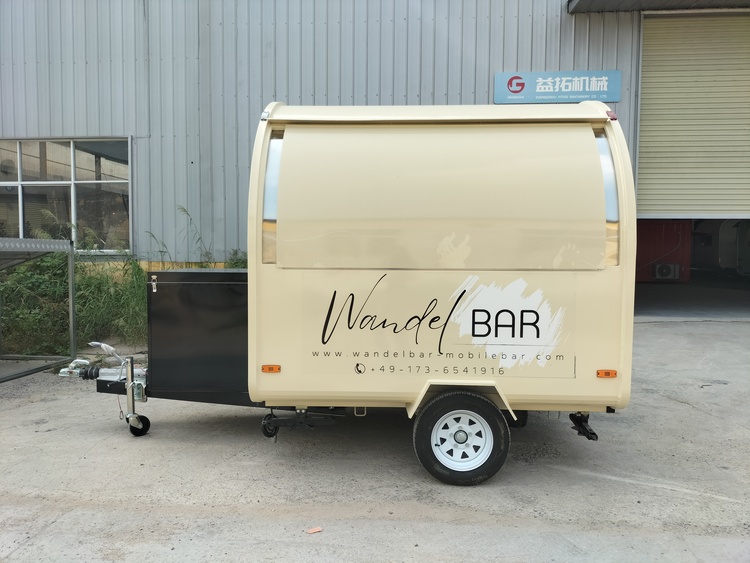 Small Mobile Bar Trailer for Beer, Coffee, Wine & Juice