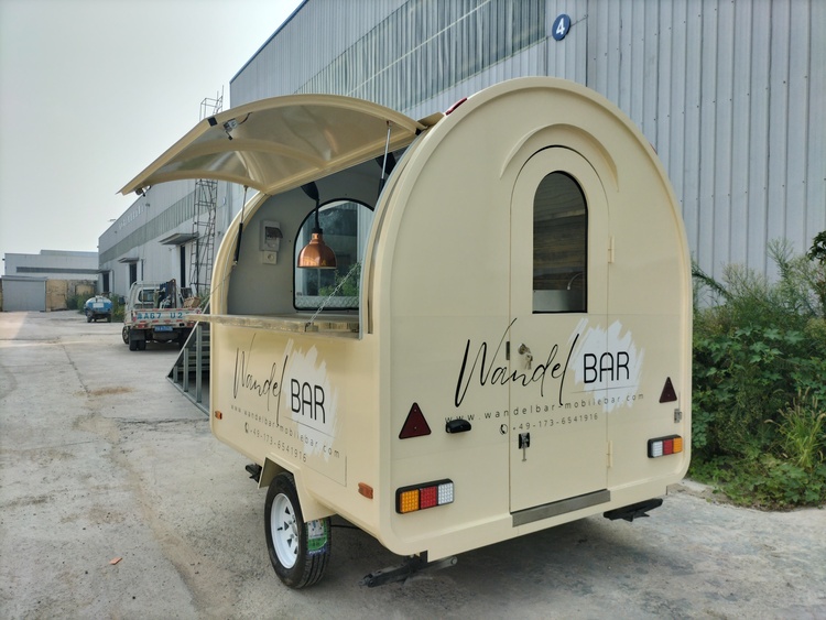 Small Mobile Bar Trailer for Beer, Coffee, Wine & Juice
