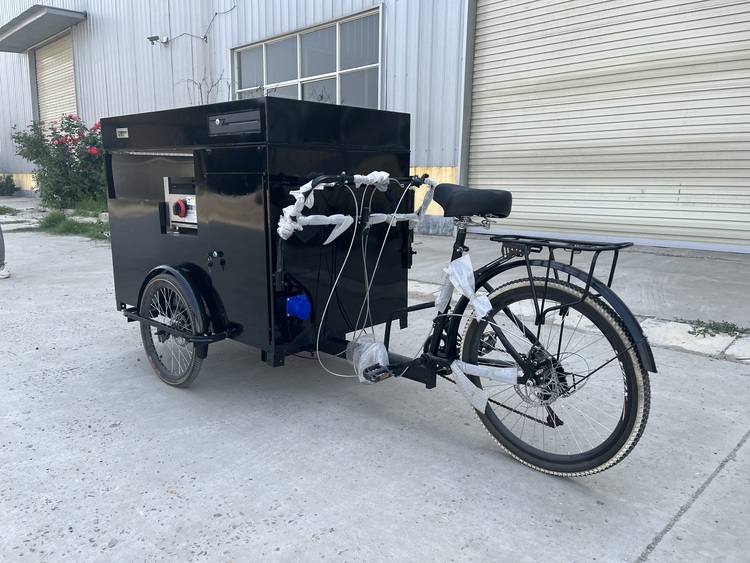 Waffle Cart for Sale ETO Food Bike Cart Portable Design