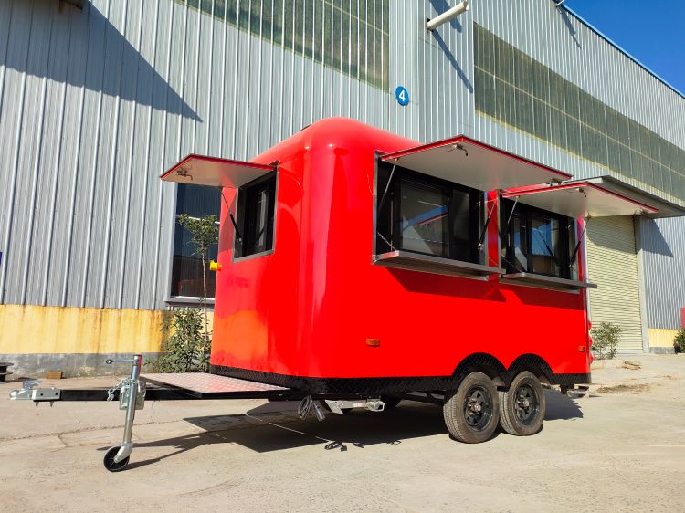 Hot Dog Food Trailer Designed for Guam