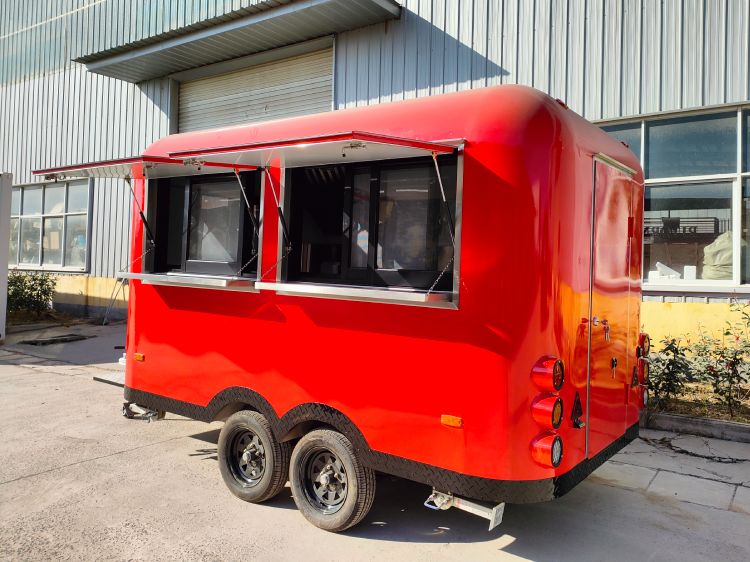 Hot Dog Food Trailer Designed for Guam