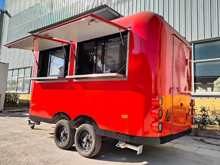 Hot Dog Food Trailer Designed for Guam