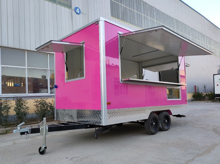 Pink Food Concession Trailer