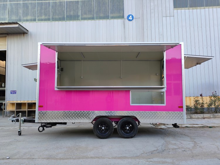 Pink Food Concession Trailer