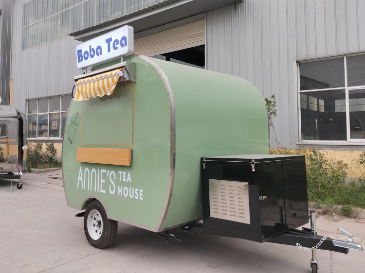 Vintage Boba Tea Cart