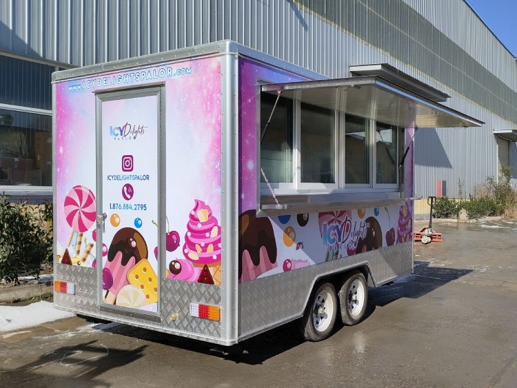 Custom Ice Cream Trailer