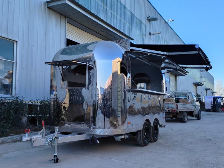 Stainless Steel Food Trailer for Sale