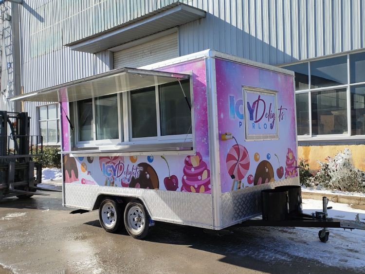 Custom Ice Cream Trailer