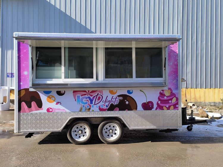 Custom Ice Cream Trailer