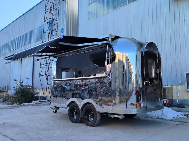 Stainless Steel Food Trailer for Sale