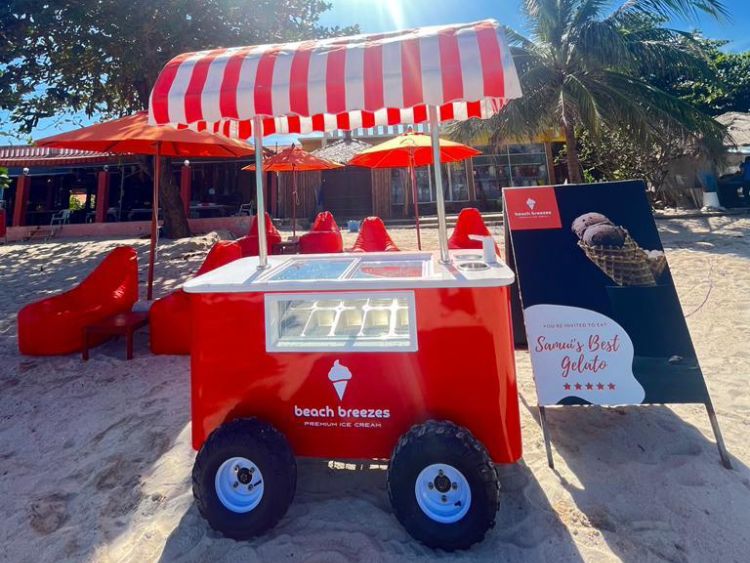 Ice Cream Beach Cart