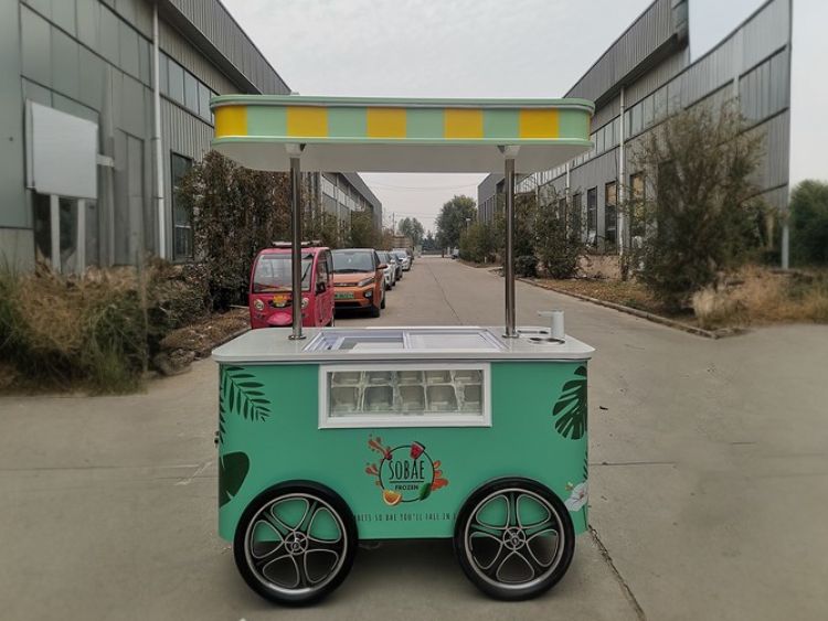 Portable Gelato Cart