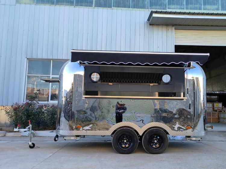 Stainless Steel Food Trailer for Sale