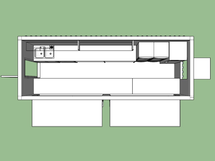 Shipping Container Outdoor Bar