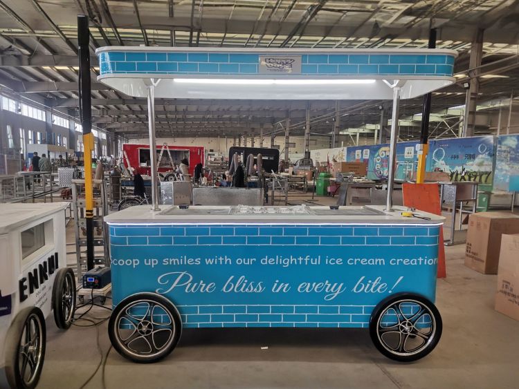 Rolled Ice Cream Cart for Sale