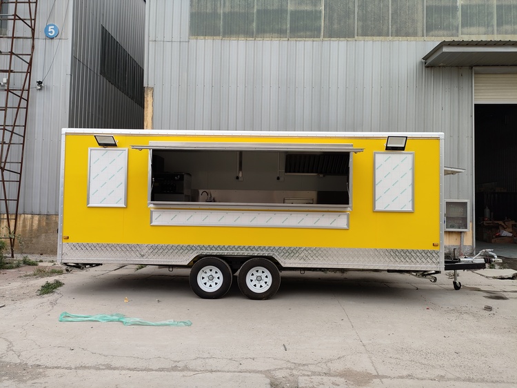 Yellow Food Truck for Sale